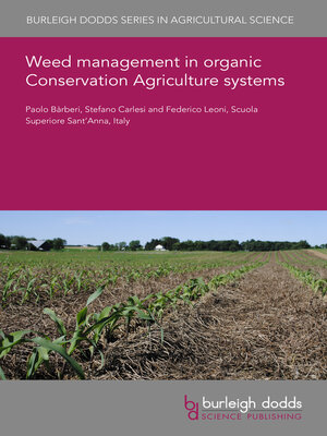cover image of Weed management in organic Conservation Agriculture systems